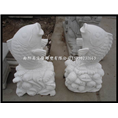 漢白玉石雕魚大理石噴水魚石頭雕刻魚石雕_供應河北曲陽園林雕刻廠家-曲陽縣寶隆雕塑_金泉網